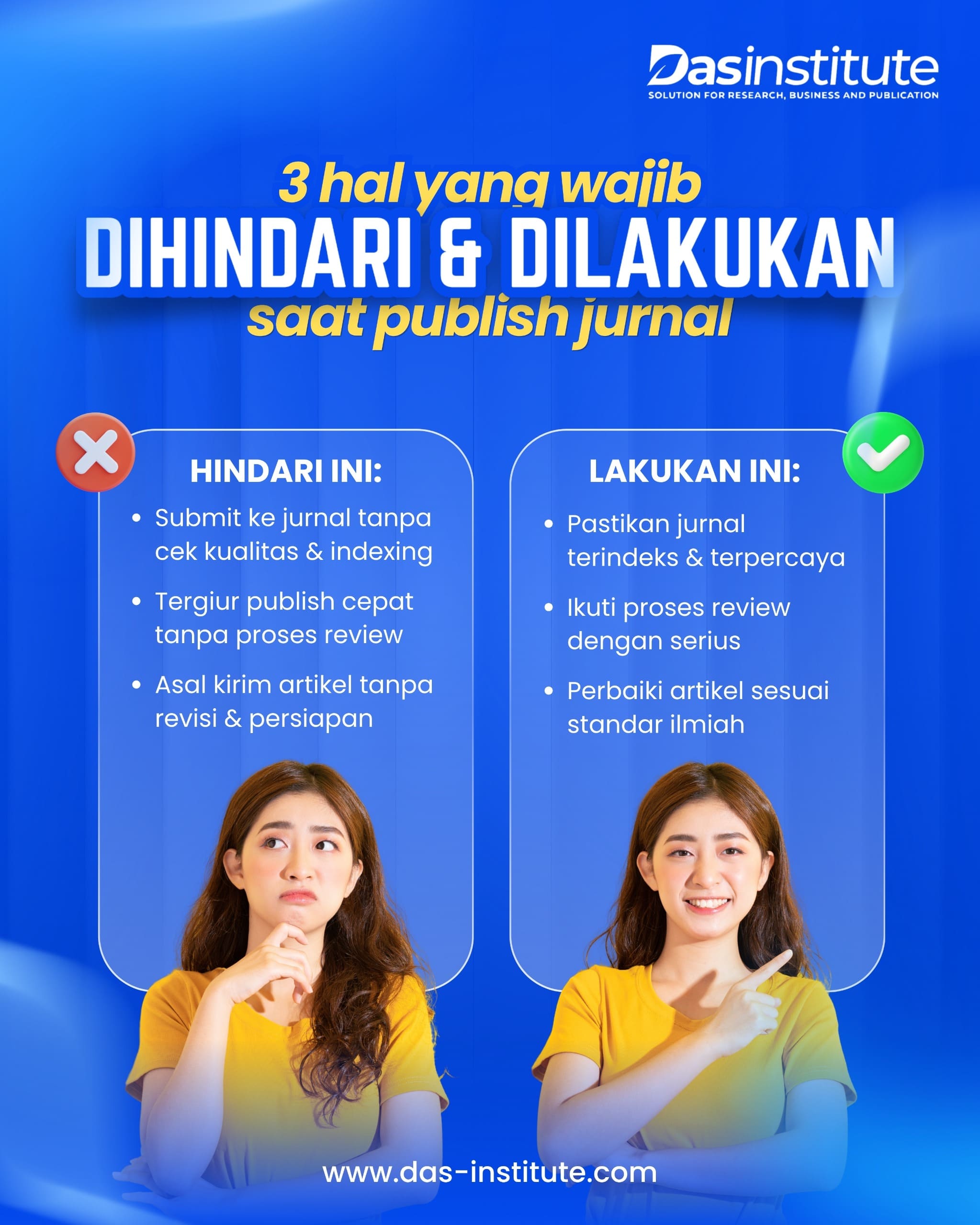 Hindari 3 Hal Saat Publish Naskah di Jurnal