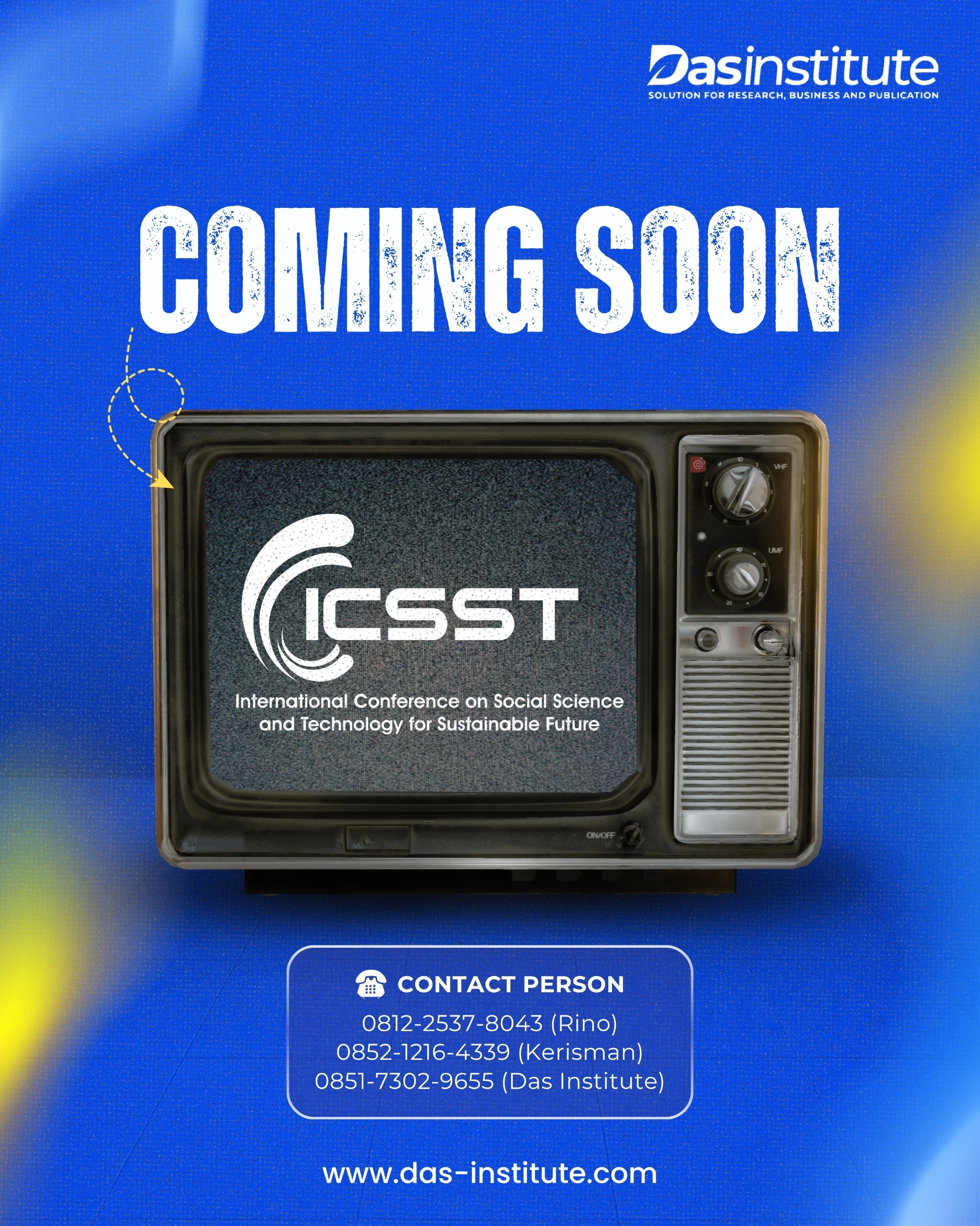 Call For Paper 2nd International Conference of Social Science and Technology for Sustainable Future (ICSST) 2026